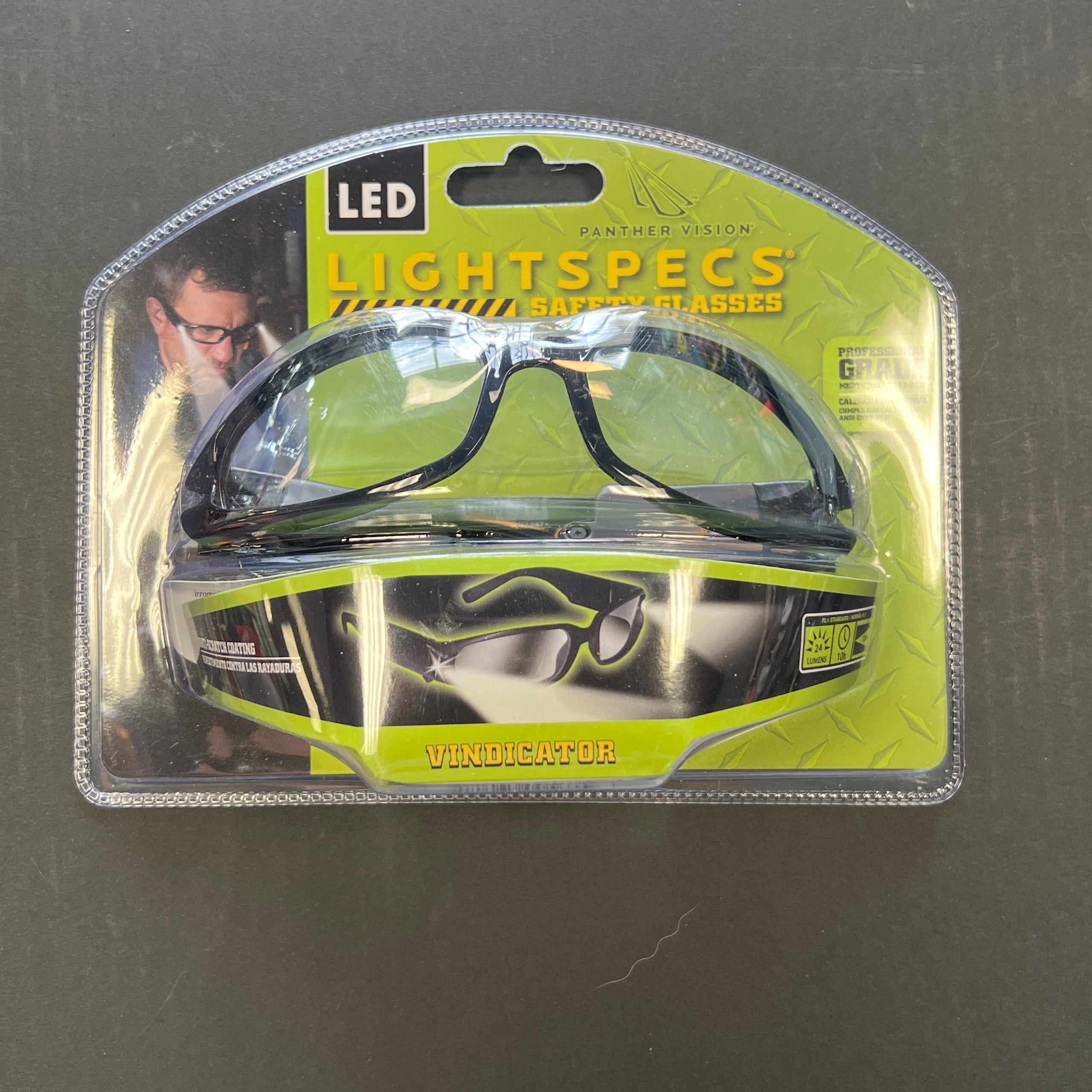 LED Lighted safety glasses Flashlight Hub